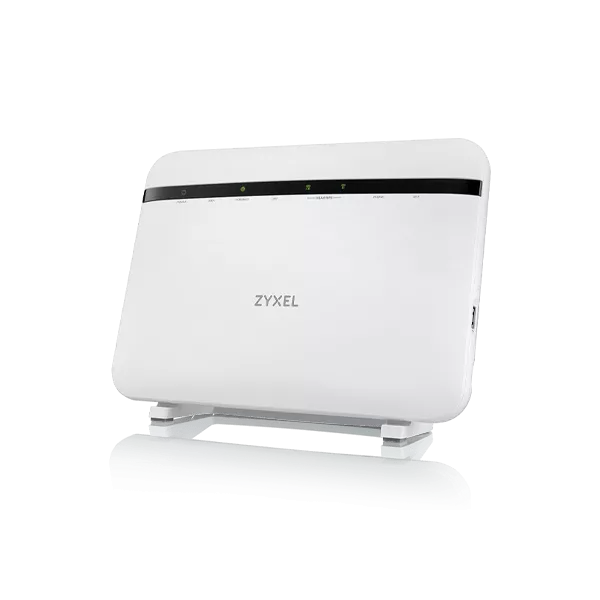 Zyxel EX5401-B0 WiFi 6 Router – Gigabit Ethernet Gateway für Glasfaser mit AON SFP-Modul