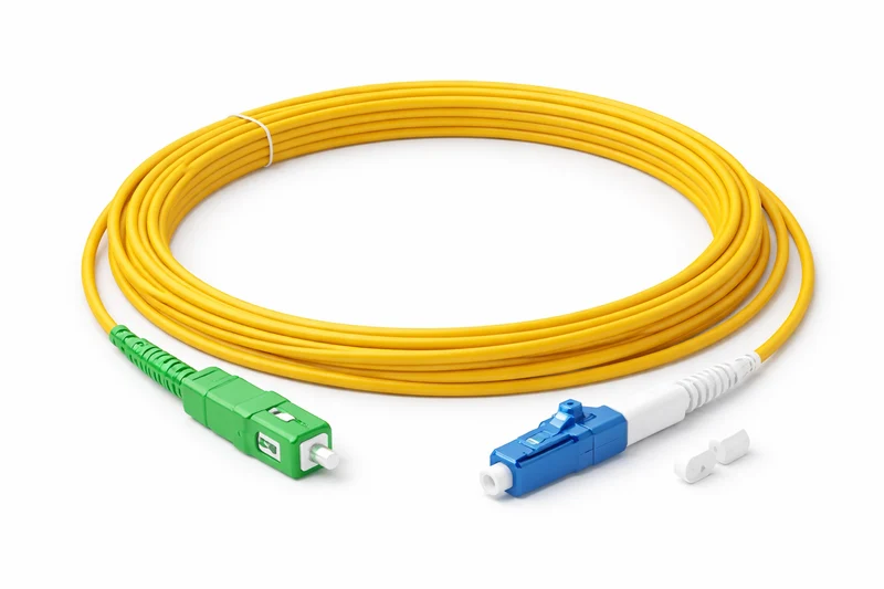 Glasfaserkabel SC/APC auf LC/UPC, 3 m